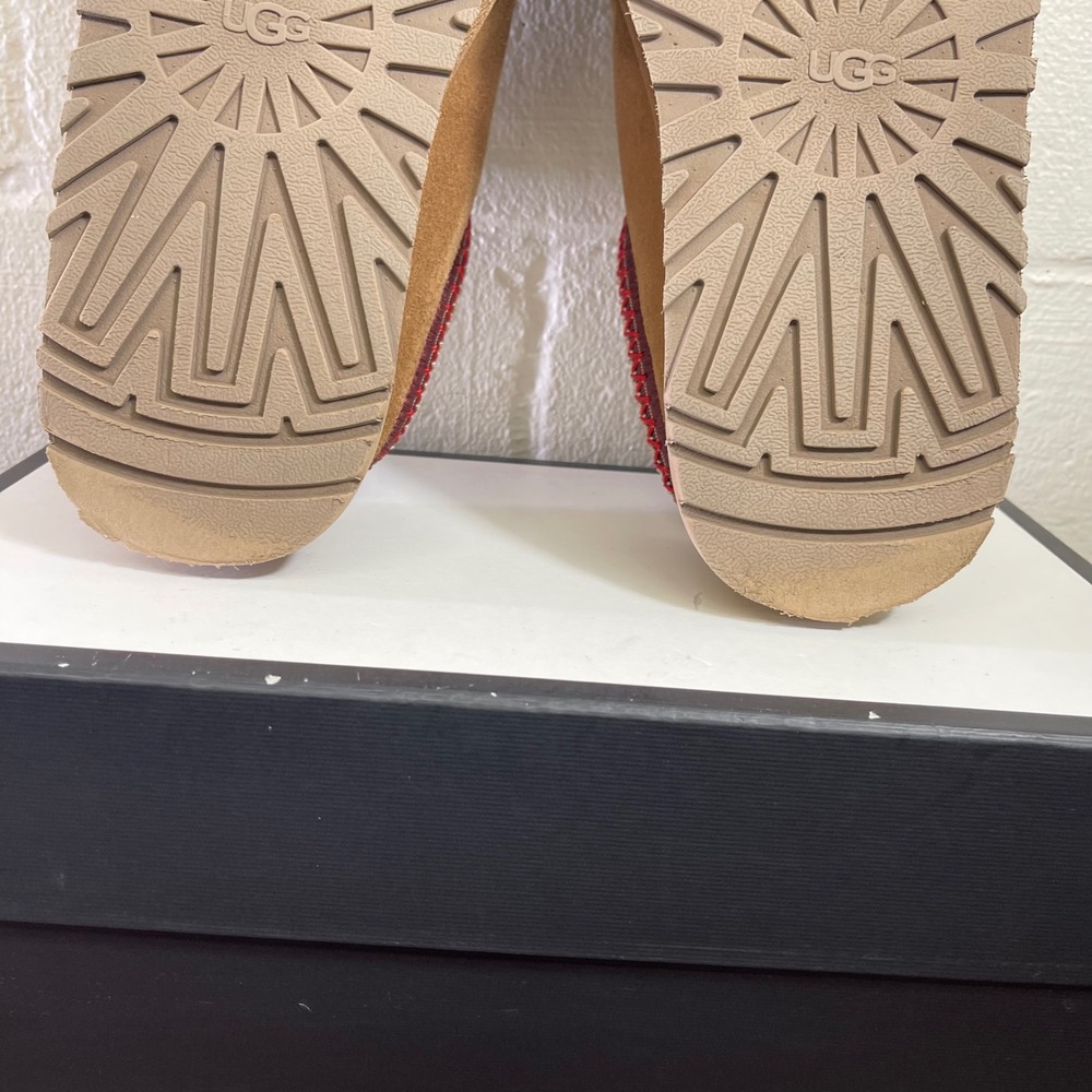 UGG Tazz II 1122553 Slippers Chestnut Suede Platform Slip On Women's Size 9 US - Picture 14 of 14